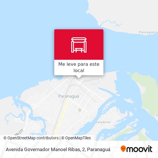 Avenida Governador Manoel Ribas, 2 mapa