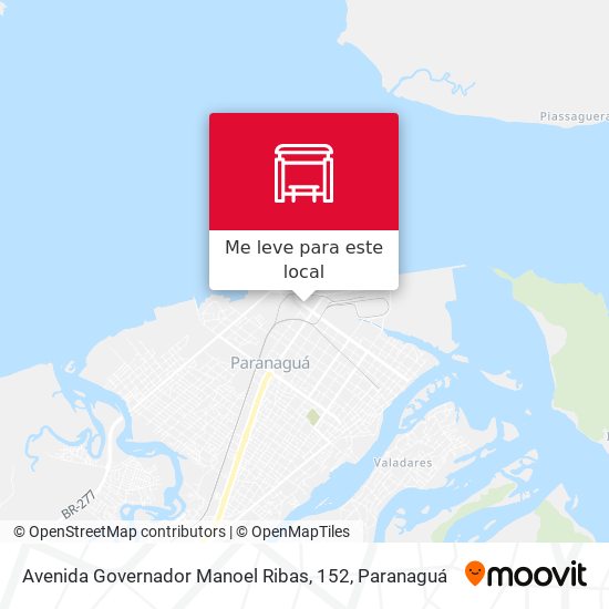 Avenida Governador Manoel Ribas, 152 mapa