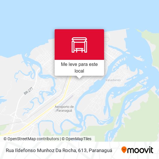 Rua Ildefonso Munhoz Da Rocha, 613 mapa
