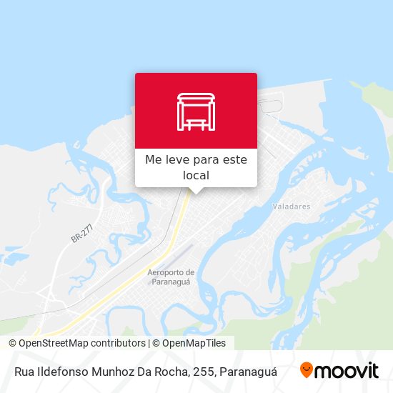 Rua Ildefonso Munhoz Da Rocha, 255 mapa