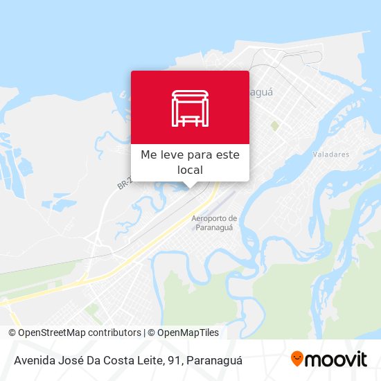 Avenida José Da Costa Leite, 91 mapa