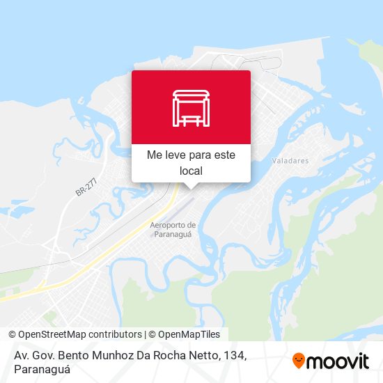 Av. Gov. Bento Munhoz Da Rocha Netto, 134 mapa