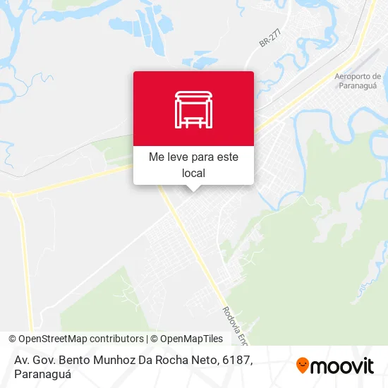 Av. Gov. Bento Munhoz Da Rocha Neto, 6187 mapa