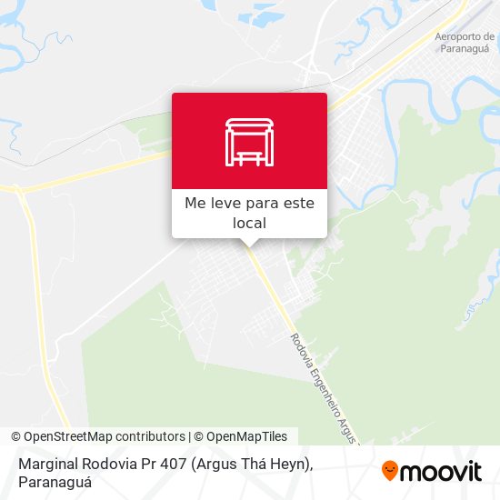 Marginal Rodovia Pr 407 (Argus Thá Heyn) mapa