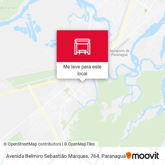 Avenida Belmiro Sebastião Marques, 764 mapa