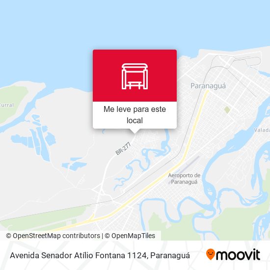 Avenida Senador Atílio Fontana 1124 mapa