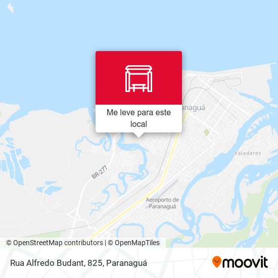 Rua Alfredo Budant, 825 mapa