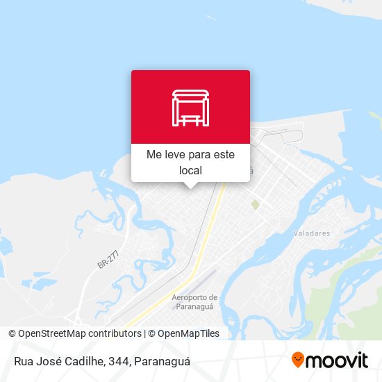 Rua José Cadilhe, 344 mapa