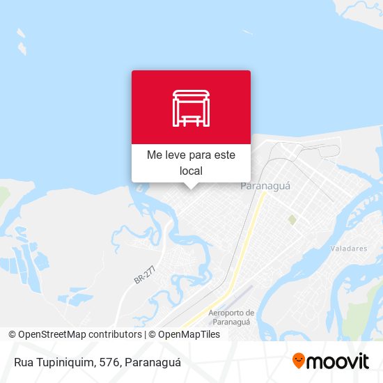 Rua Tupiniquim, 576 mapa