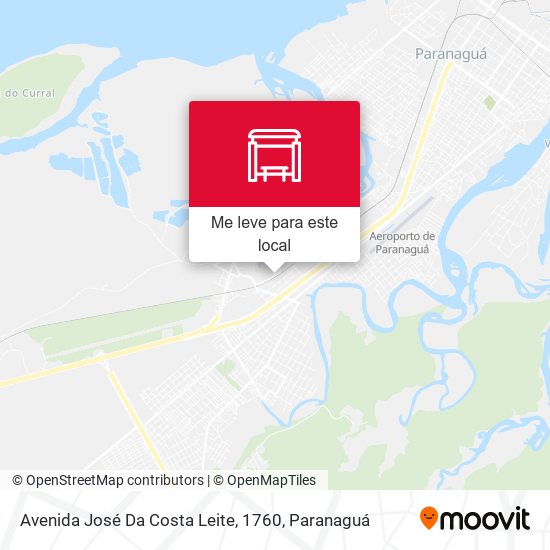 Avenida José Da Costa Leite, 1760 mapa