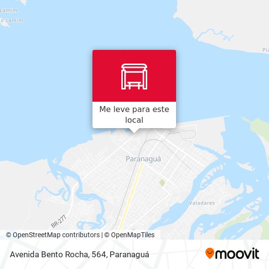 Avenida Bento Rocha, 564 mapa