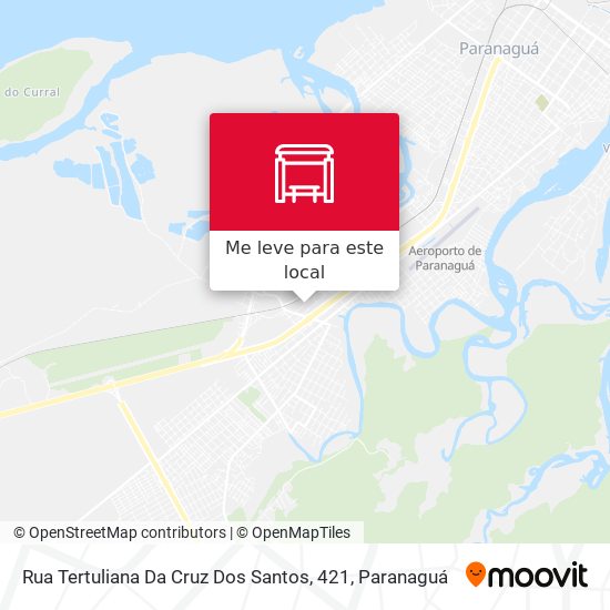 Rua Tertuliana Da Cruz Dos Santos, 421 mapa