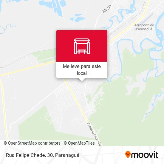 Rua Felipe Chede, 30 mapa