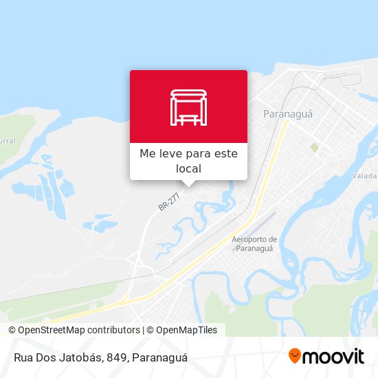 Rua Dos Jatobás, 849 mapa
