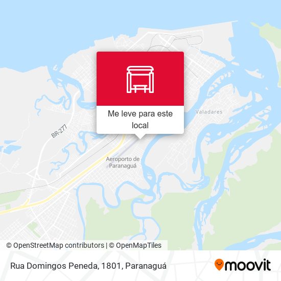Rua Domingos Peneda, 1801 mapa