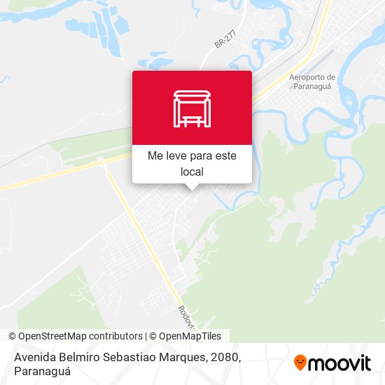 Avenida Belmiro Sebastiao Marques, 2080 mapa