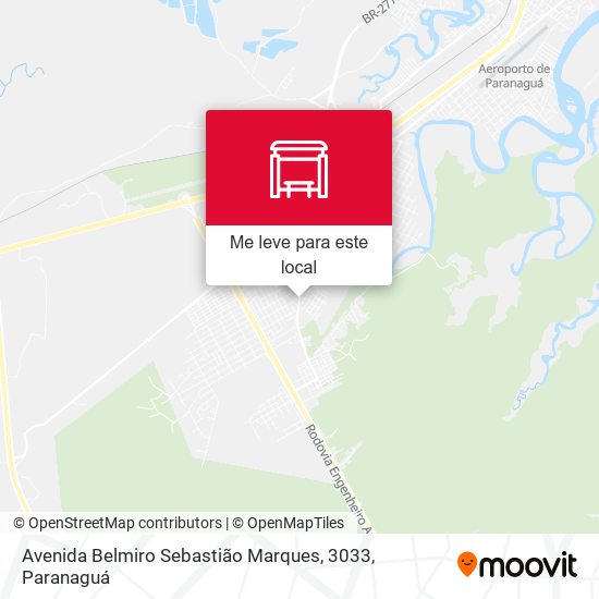 Avenida Belmiro Sebastião Marques, 3033 mapa