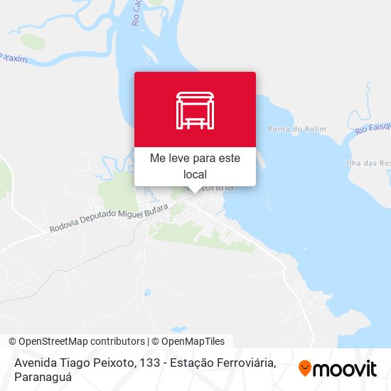 Avenida Tiago Peixoto, 133 - Estação Ferroviária mapa