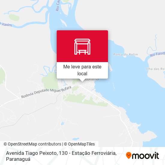 Avenida Tiago Peixoto, 130 - Estação Ferroviária mapa