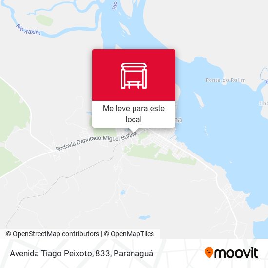Avenida Tiago Peixoto, 833 mapa
