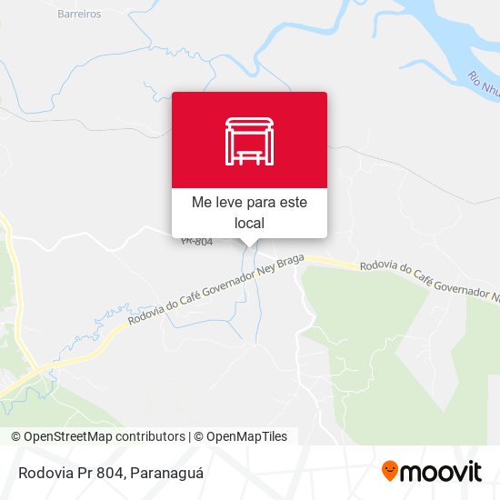 Rodovia Pr 804 mapa