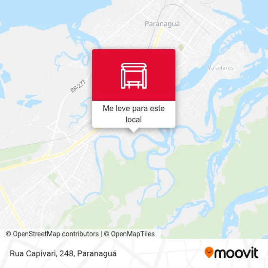 Rua Capivari, 248 mapa