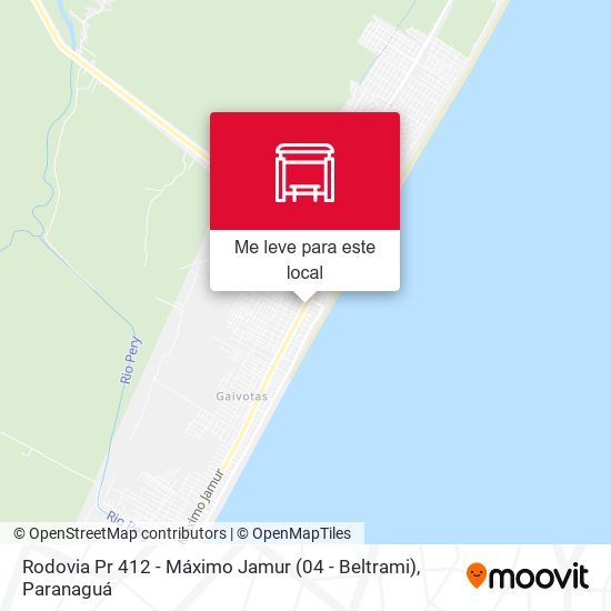 Rodovia Pr 412 - Máximo Jamur (04 - Beltrami) mapa