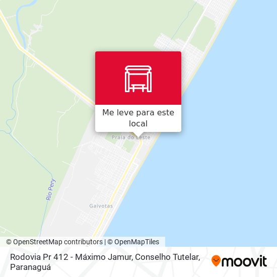 Rodovia Pr 412 - Máximo Jamur, Conselho Tutelar mapa