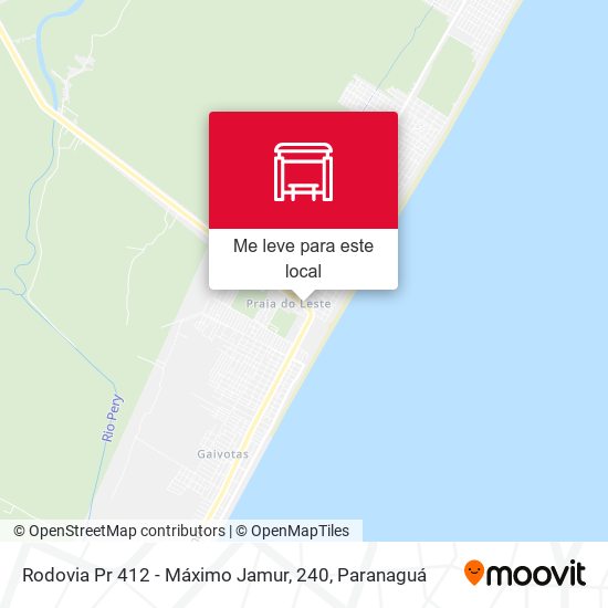 Rodovia Pr 412 - Máximo Jamur, 240 mapa