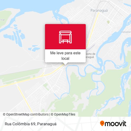 Rua Colômbia 69 mapa
