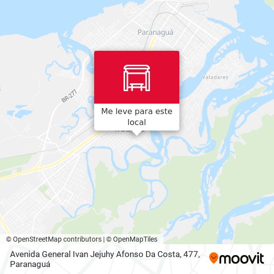 Avenida General Ivan Jejuhy Afonso Da Costa, 477 mapa