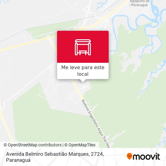 Avenida Belmiro Sebastião Marques, 2724 mapa