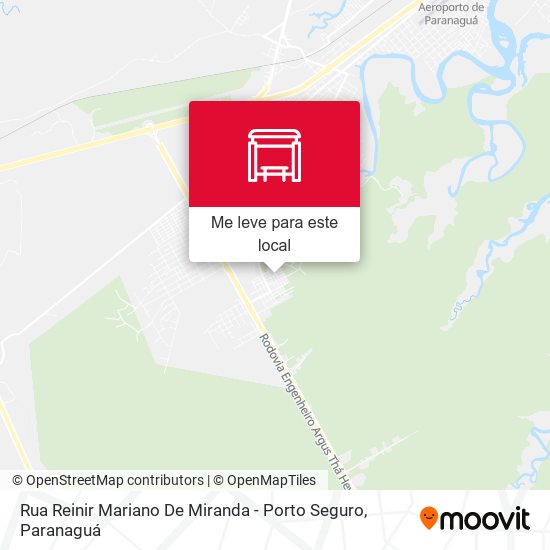 Rua Reinir Mariano De Miranda - Porto Seguro mapa