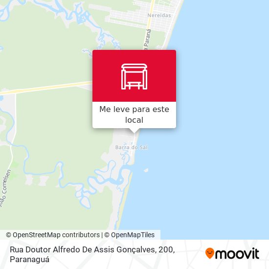 Rua Doutor Alfredo De Assis Gonçalves, 200 mapa