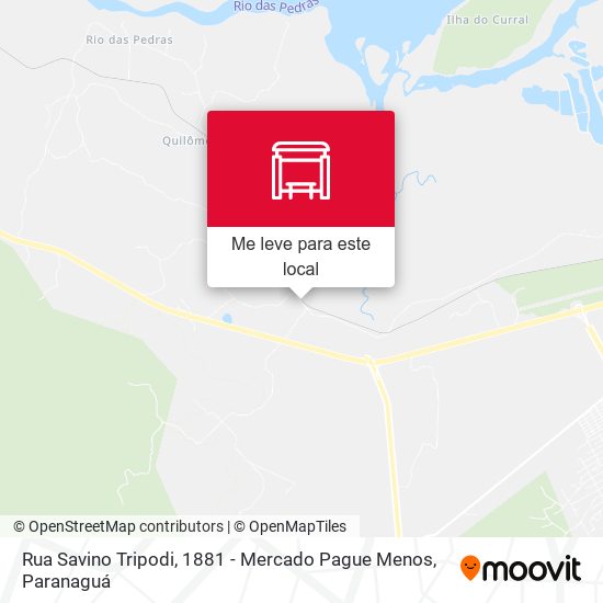 Rua Savino Tripodi, 1881 - Mercado Pague Menos mapa