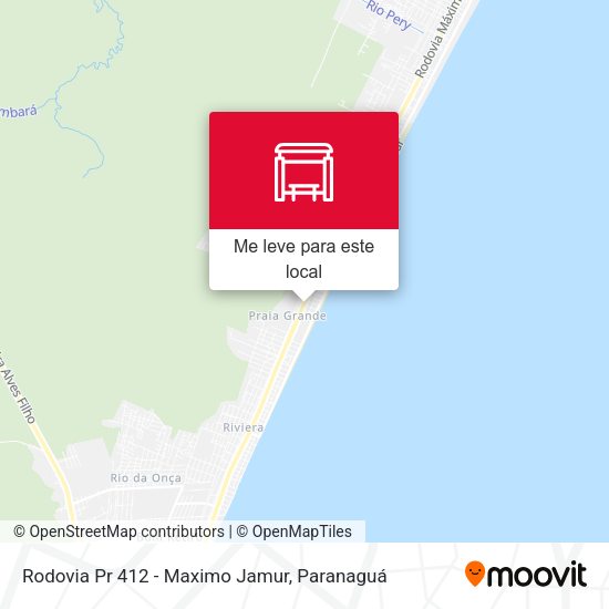 Rodovia Pr 412 - Maximo Jamur mapa