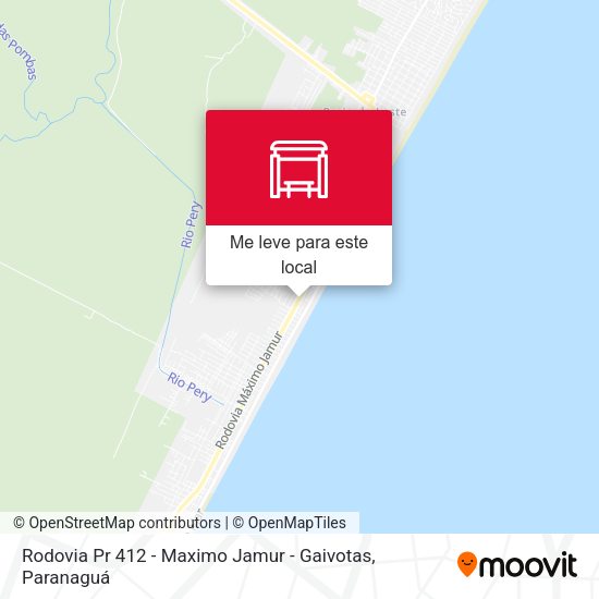 Rodovia Pr 412 - Maximo Jamur - Gaivotas mapa