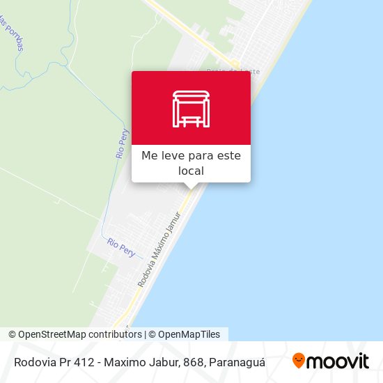 Rodovia Pr 412 - Maximo Jabur, 868 mapa