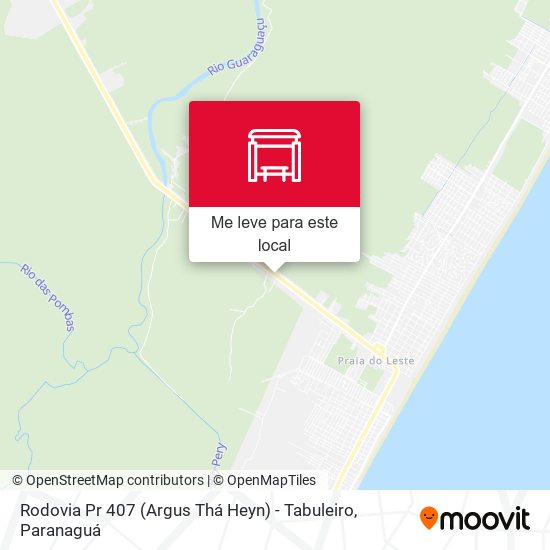 Rodovia Pr 407 (Argus Thá Heyn) - Tabuleiro mapa