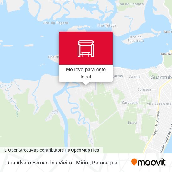 Rua Álvaro Fernandes Vieira - Mirim mapa