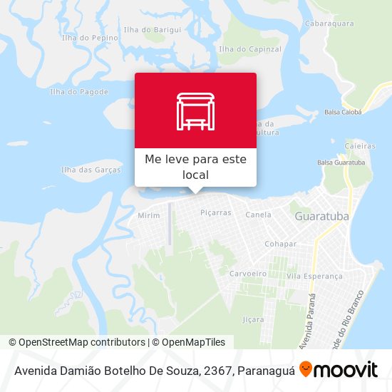 Avenida Damião Botelho De Souza, 2367 mapa