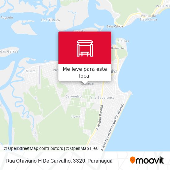 Rua Otaviano H De Carvalho, 3320 mapa