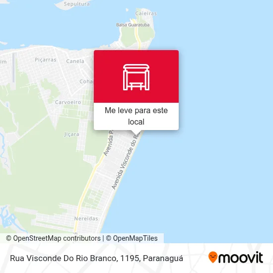 Rua Visconde Do Rio Branco, 1195 mapa