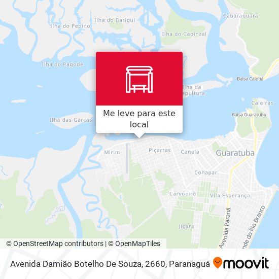 Avenida Damião Botelho De Souza, 2660 mapa