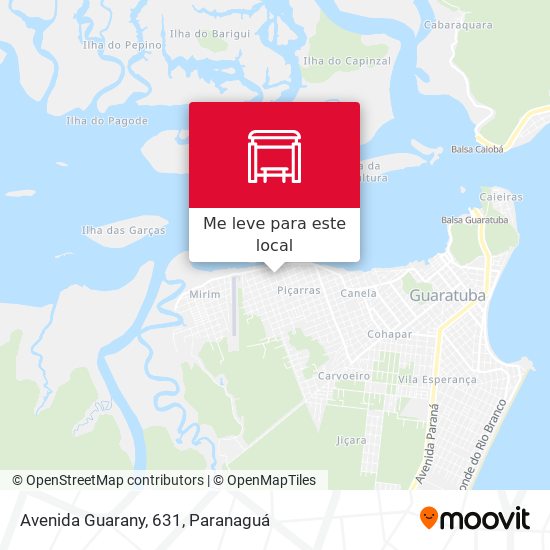 Avenida Guarany, 631 mapa