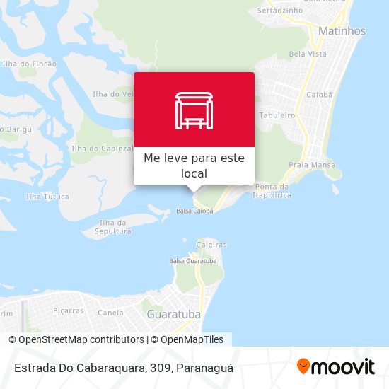 Estrada Do Cabaraquara, 309 mapa