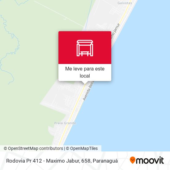 Rodovia Pr 412 - Maximo Jabur, 658 mapa