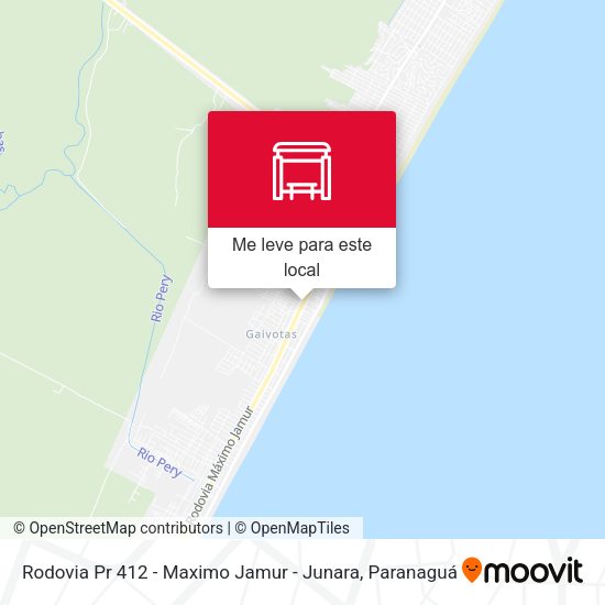 Rodovia Pr 412 - Maximo Jamur - Junara mapa