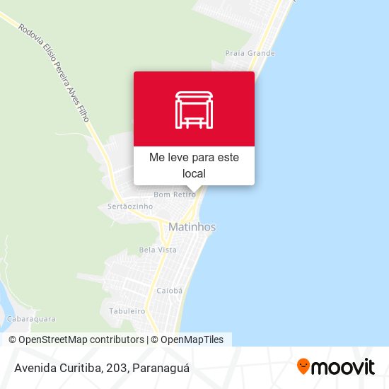 Avenida Curitiba, 203 mapa
