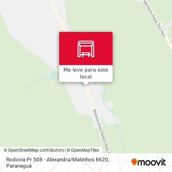 Rodovia Pr 508 - Alexandra / Matinhos 8620 mapa